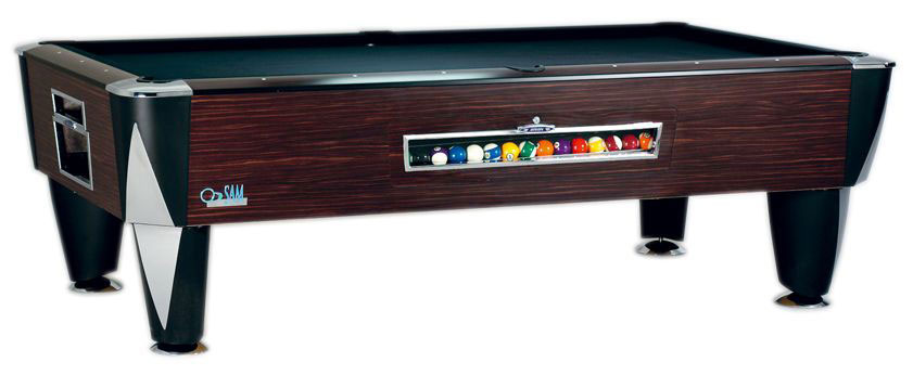 Sam Magno American Pool Table - Coin-operated
