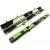 3/4 Baize Master Luxury Black & Green Patch cue case - view 1