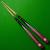 3/4 Taylor GT13 Hand Spliced Snooker cue + Mini Butt - view 6