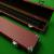2pc Rexine cue case Burgundy + end protection - view 3