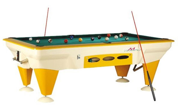 Sam Tempo Outdoor Pool table 7ft - Coin-operated