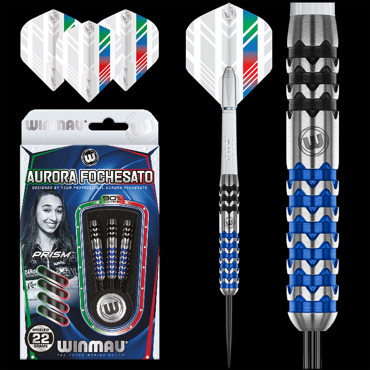Aurora Fochesato 90% Tungsten darts 22g