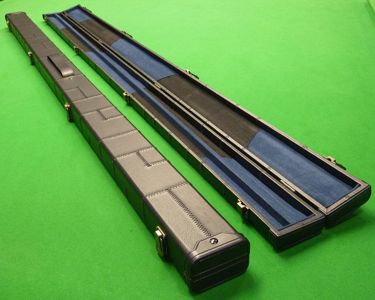 1pc Black Patchwork Cue Case (Holds 2 cues)