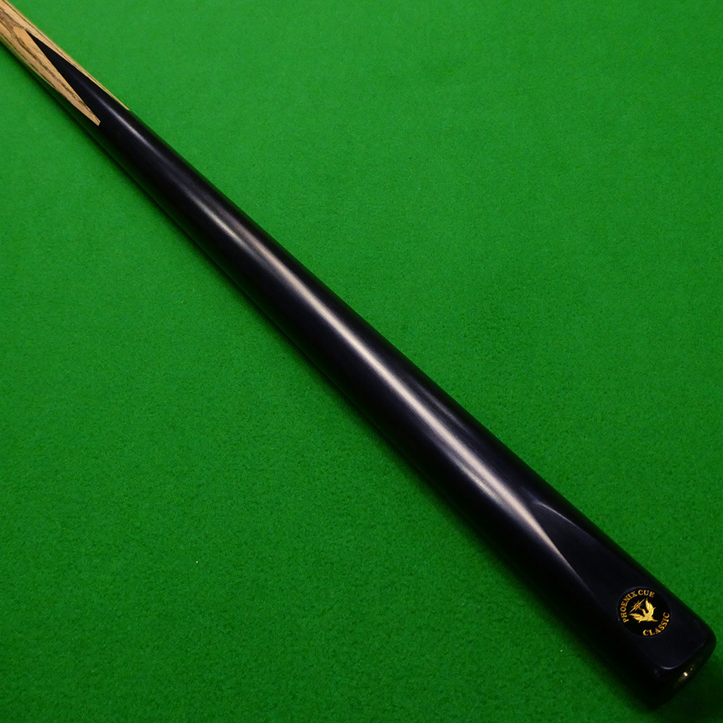 1pc Phoenix Classic cue plain Ebony (A)