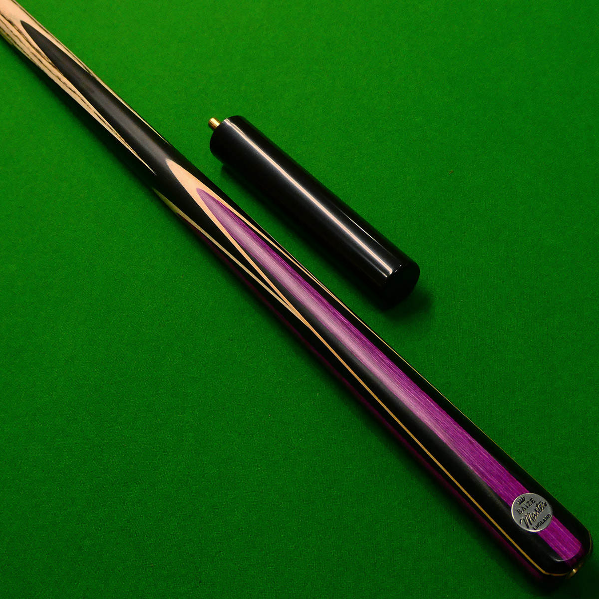 1pc Purple Jester hand spliced Snooker cue + Mini Butt