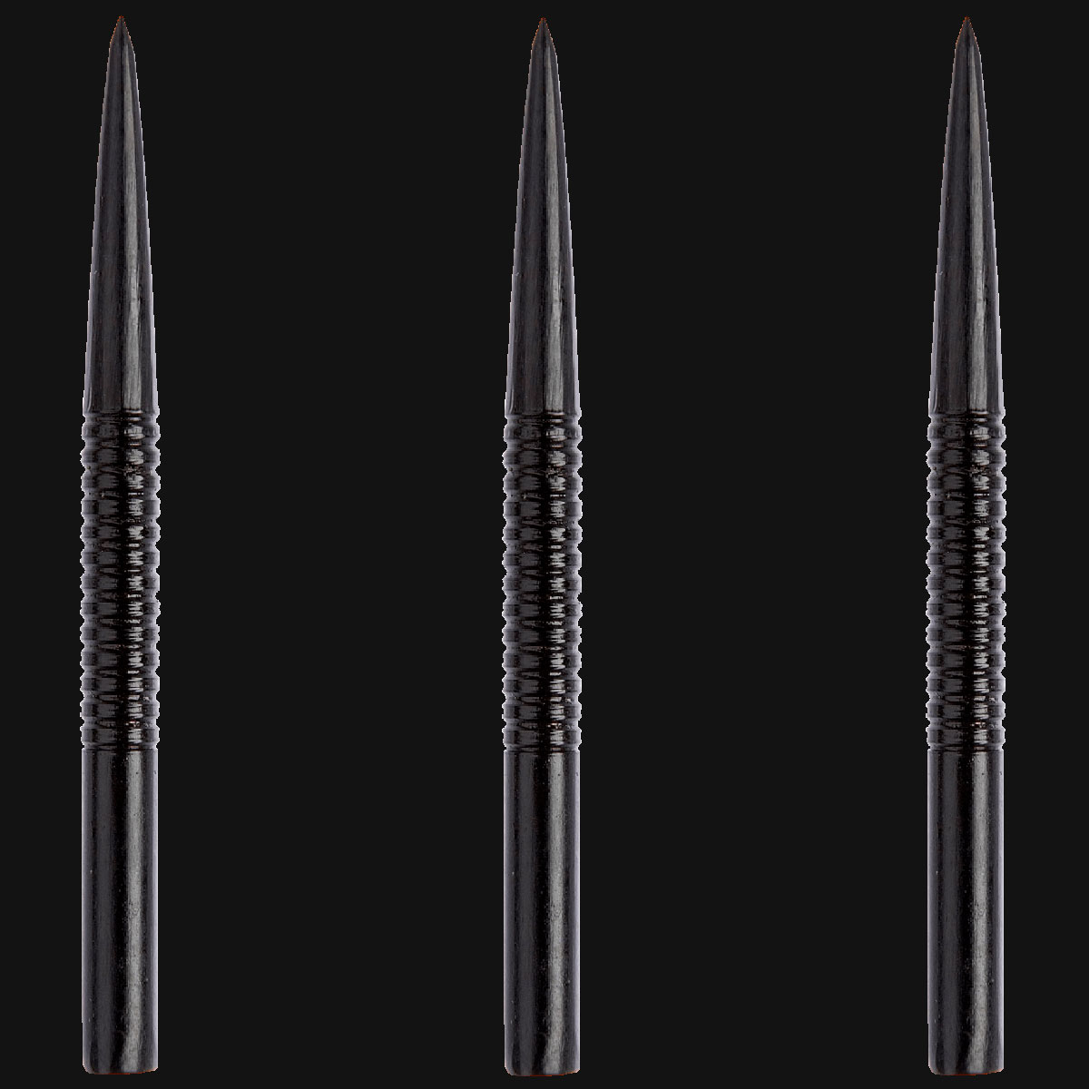 Ringed Black Dart Points 32mm