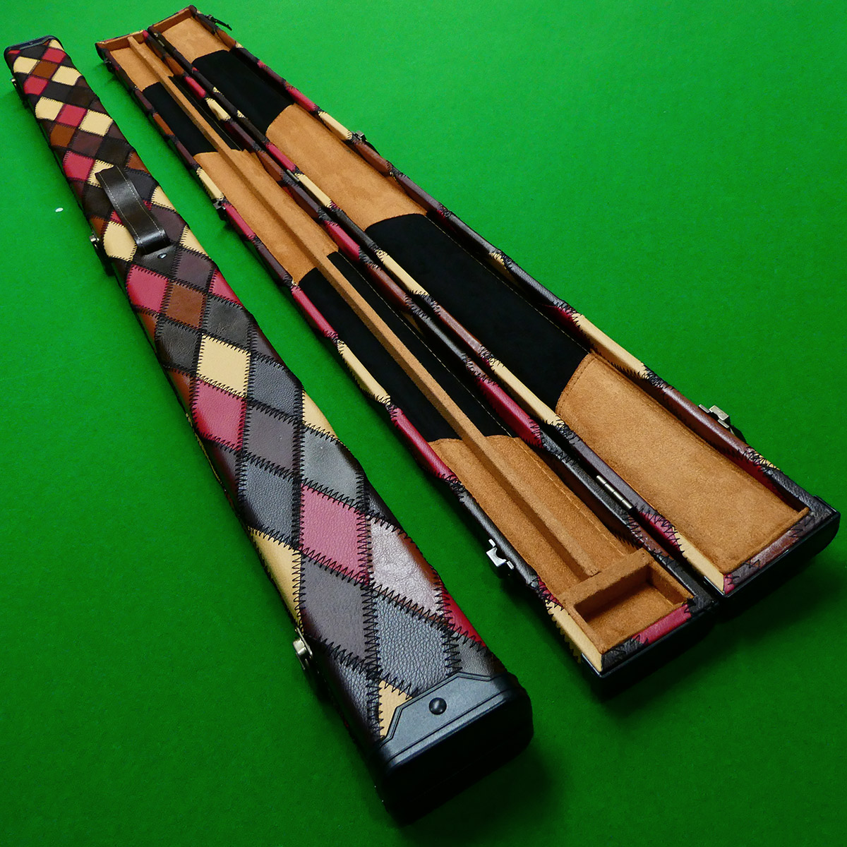 3/4 Dark Diamond cue case