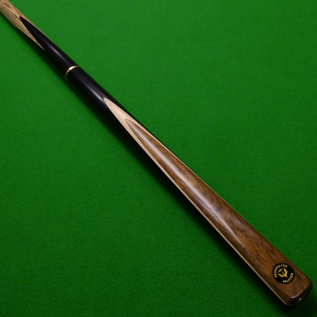 3/4 Master cue M21 Hand spliced cue Ash, Ebony & Ovangkol (C)