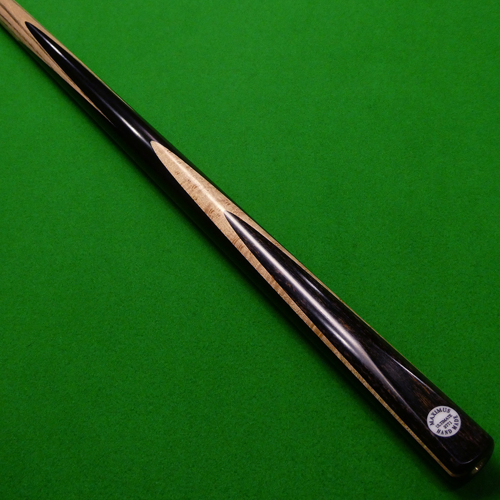 1pc Maximus Ultimate cue 3771 Ultimate Ash shaft, Ebony & Birds Eye