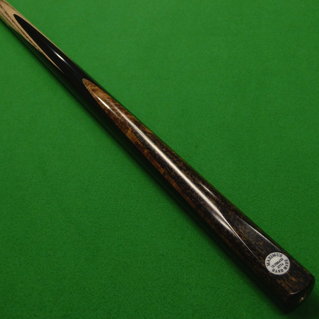 1pc Maximus Ultimate cue 3774 Ultimate Ash shaft, Ebony & Asian Burr
