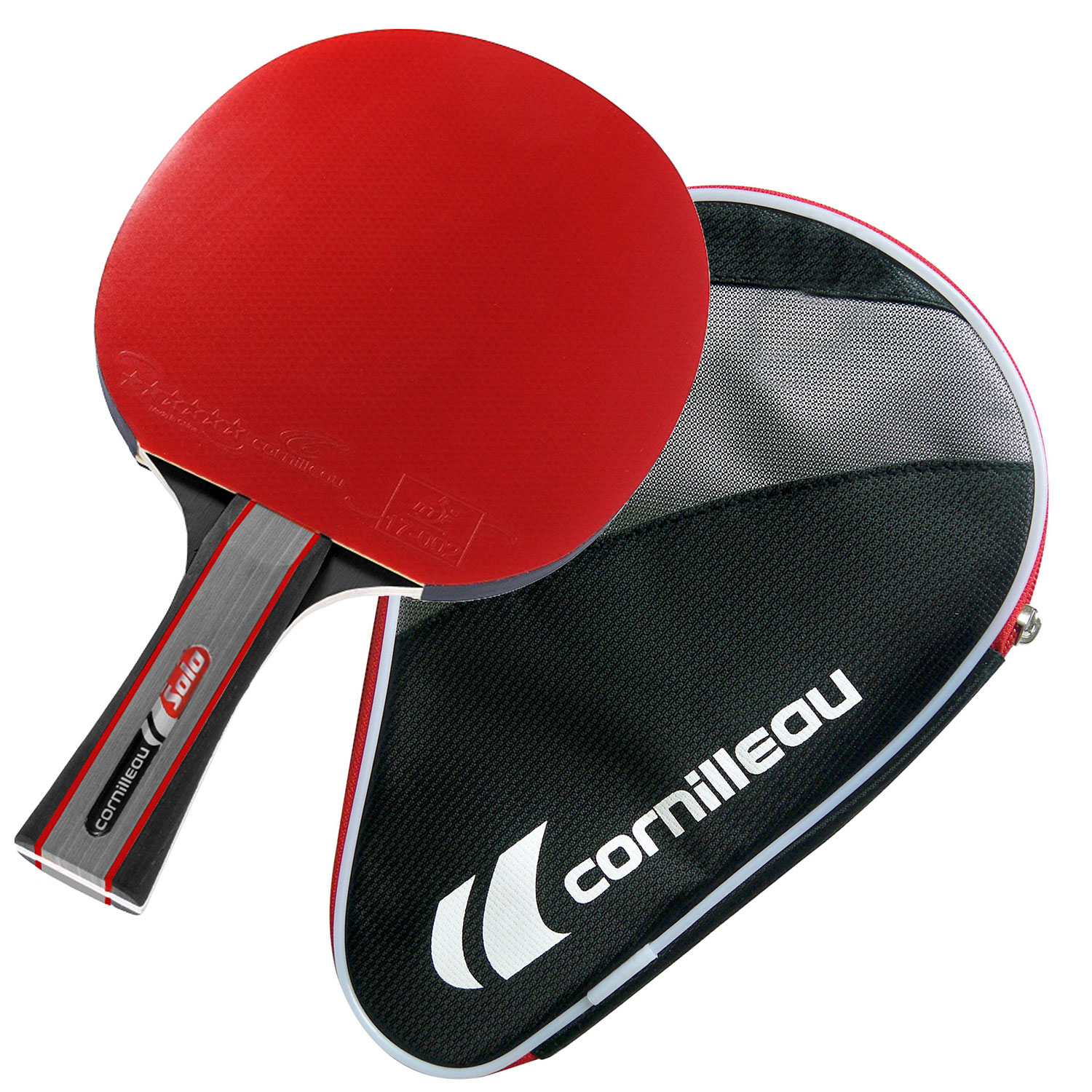 Cornilleau Sport Solo Table Tennis Set ITTF - Bat & Cover