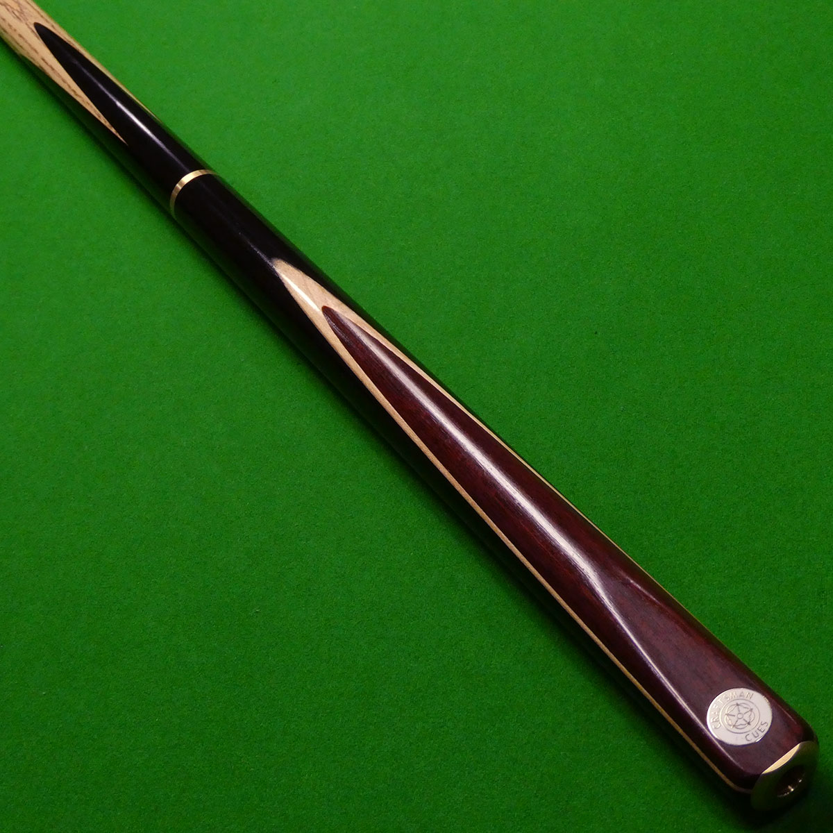 3/4 Craftsman Century Snooker cue (C) - Hand Spliced - Purple Heart