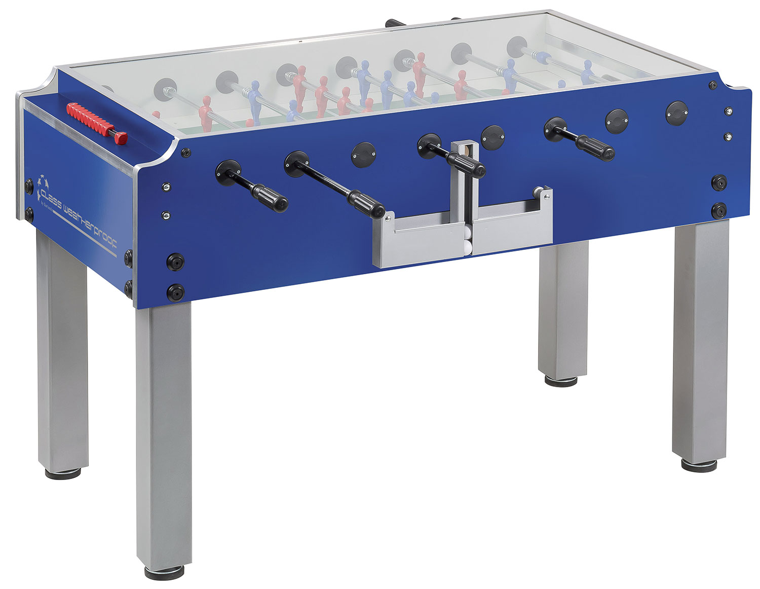 Garlando Football Table CLASS Weatherproof - Telescopic Rods - Tempered Glass Top