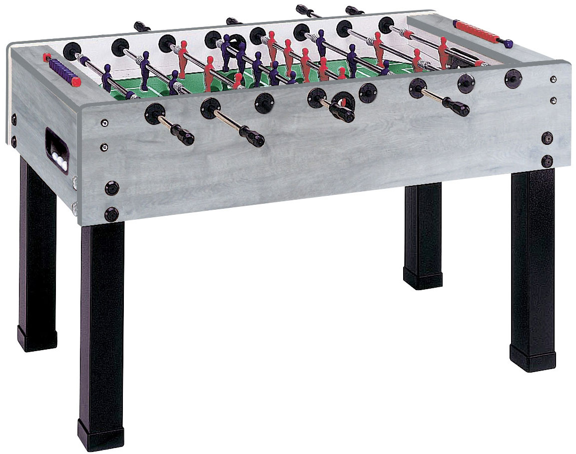 Garlando Football Table G-500 - Telescopic Rods - Grey Oak