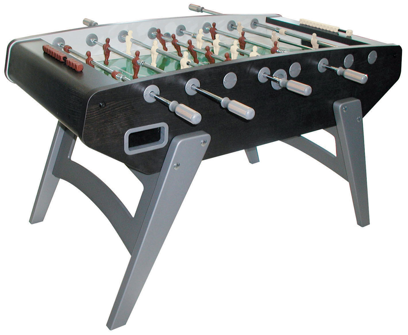 Garlando Football Table G-5000 Wenge - Telescopic Rods - Glass Playing Field