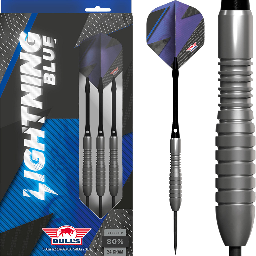 Lightning Blue darts set 80% Tungsten