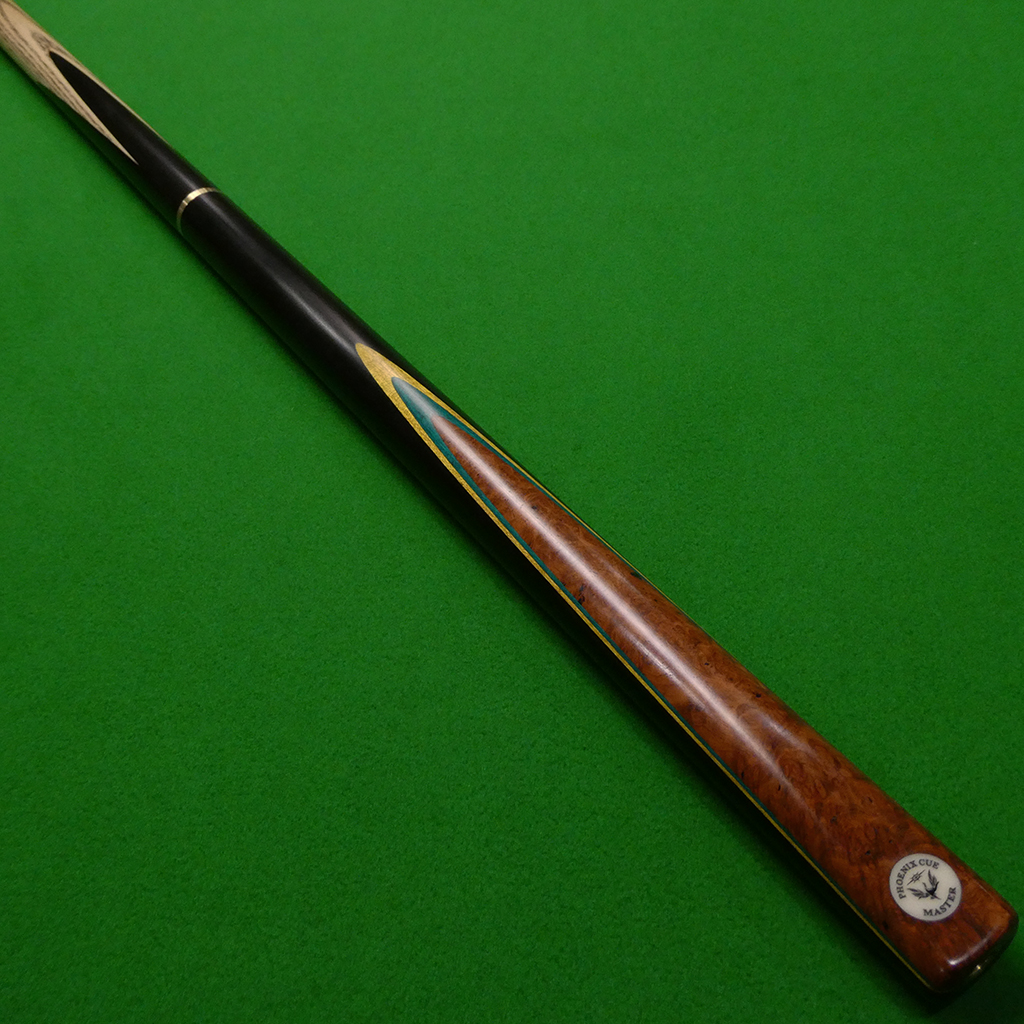 3/4 Master cue M8 Hand spliced cue Ash, Ebony & Amboyna (C)