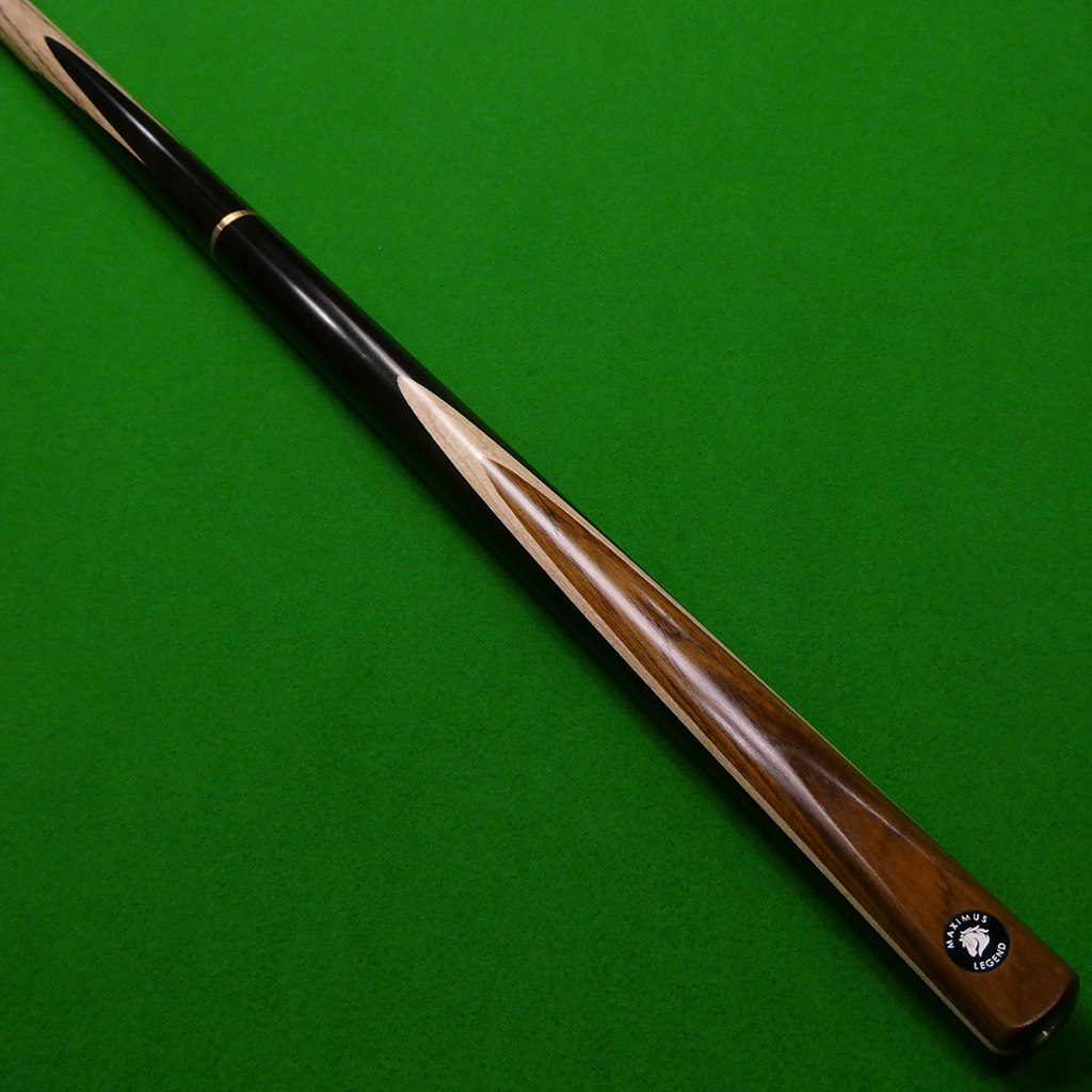 3/4 Maximus Legend Snooker cue - Ash, Ebony & Ovangkol (H)