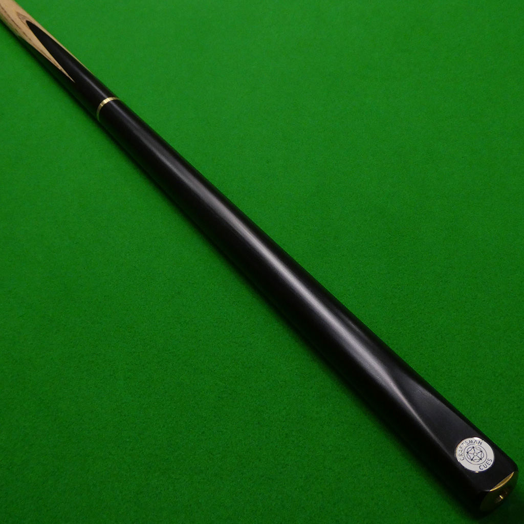 3/4 Craftsman Panther cue - Hand Spliced - Ash & Ebony (A)