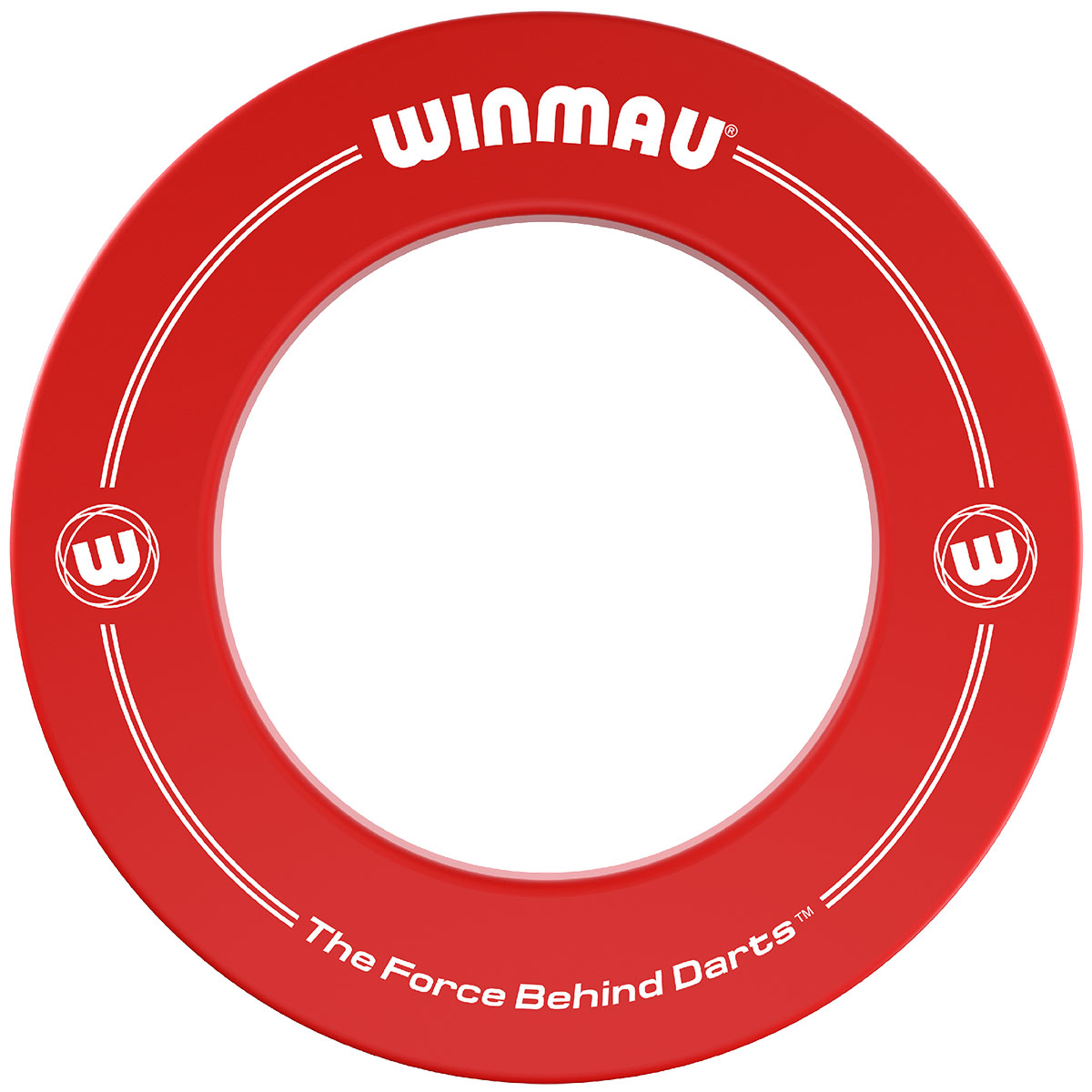 Winmau Red Rubber Dartboard Surround - Printed