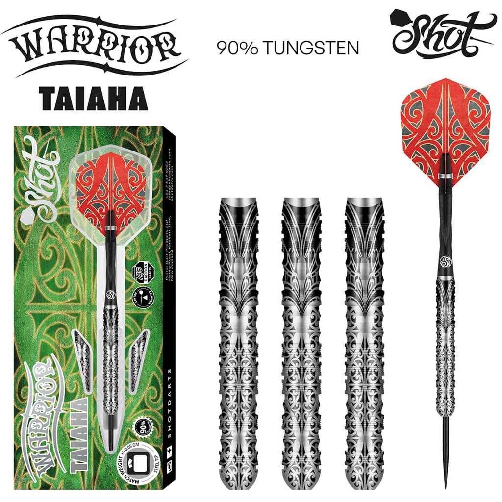Warrior Taiaha Steel Tip Darts Set 90%