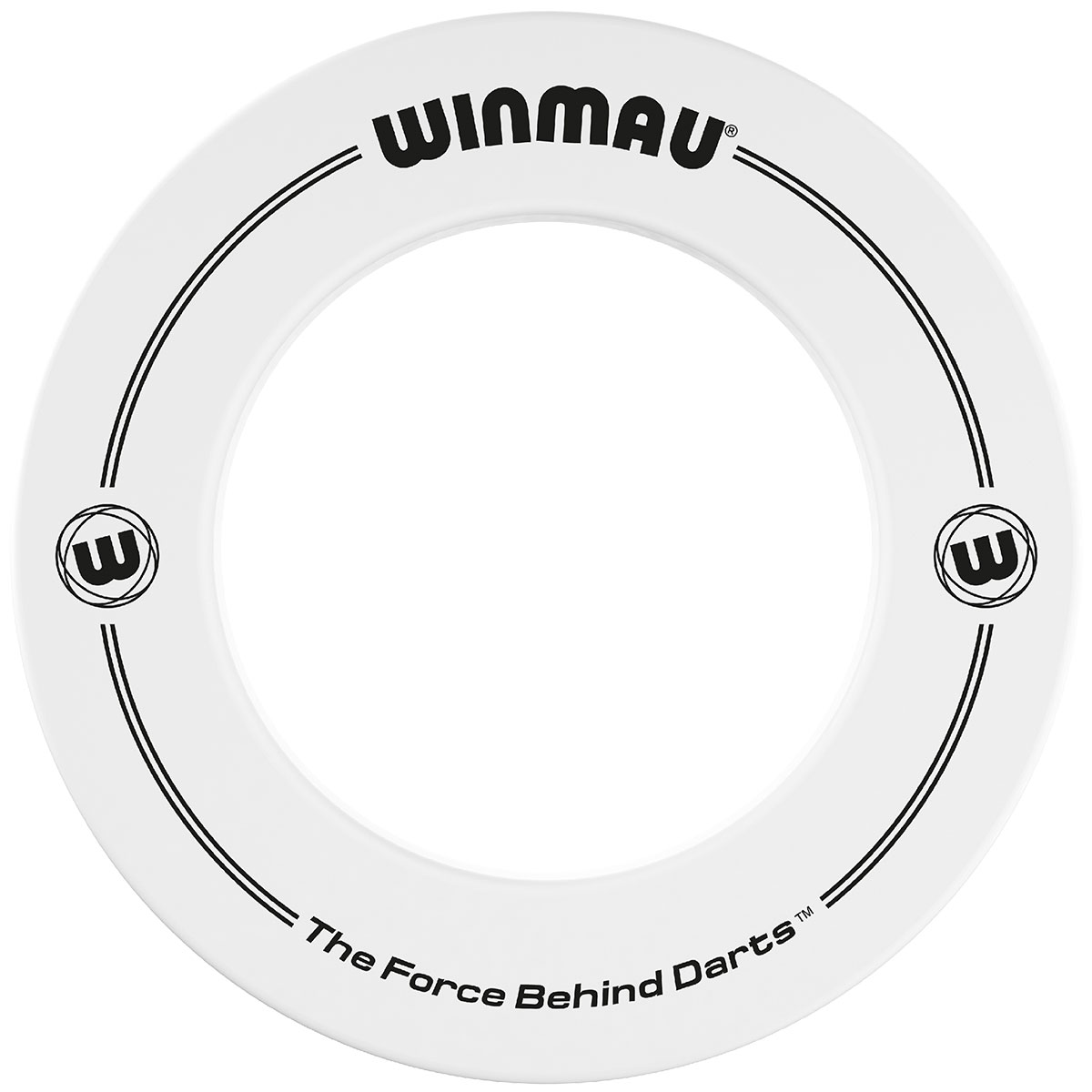 Winmau White Rubber Dartboard Surround - Printed