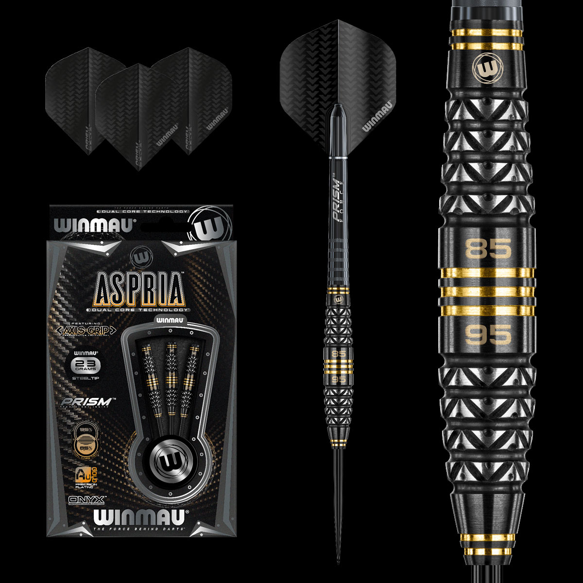 Aspria Darts Dual Core 85% - 95% Tungsten