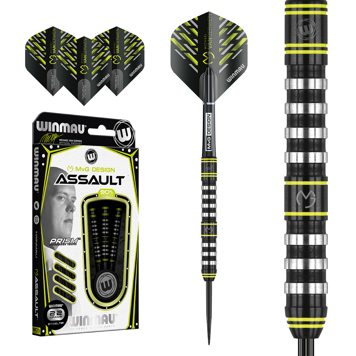 Michael van Gerwen MvG Assault Darts 90% Tungsten