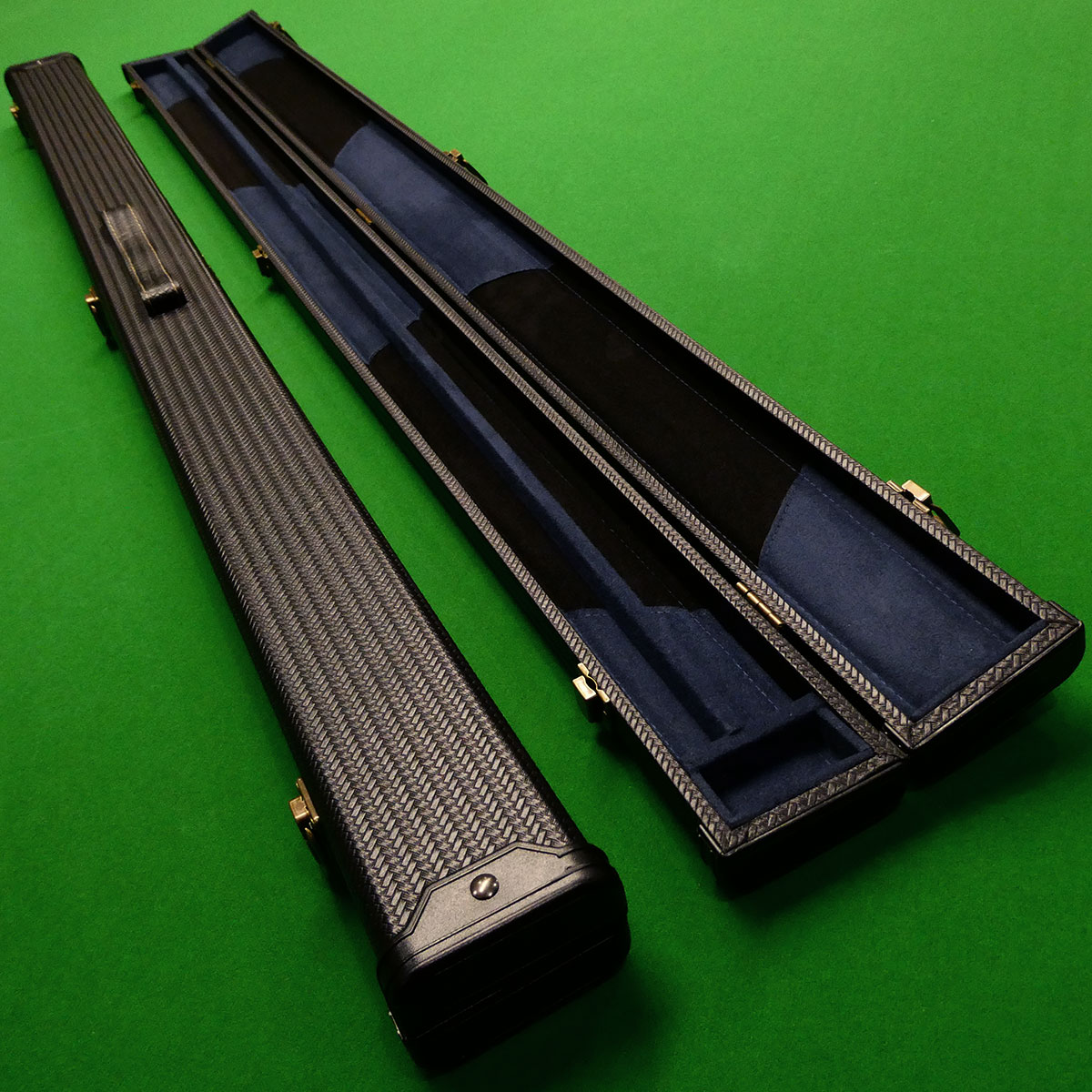 3/4 Black Weave cue case