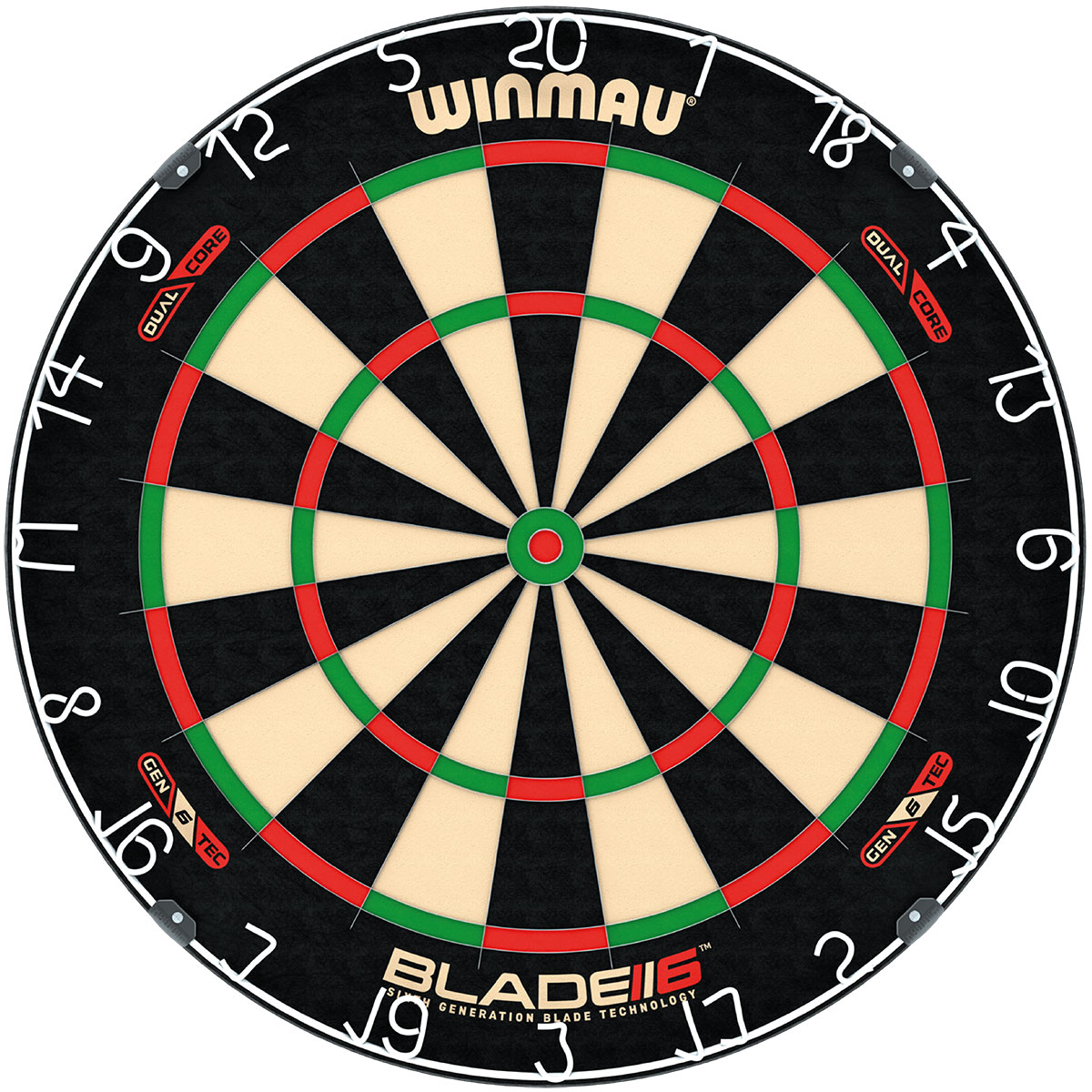 Winmau Blade 6 Dual Core Dartboard with Rota-Lock