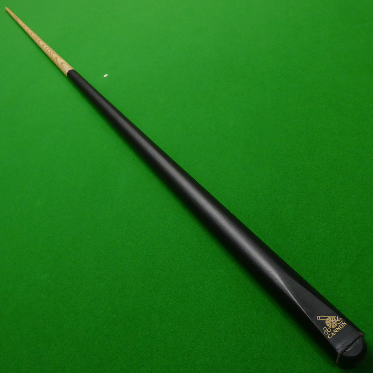 1 x 1pc Cannon Black snooker cue, rack cue - club cue