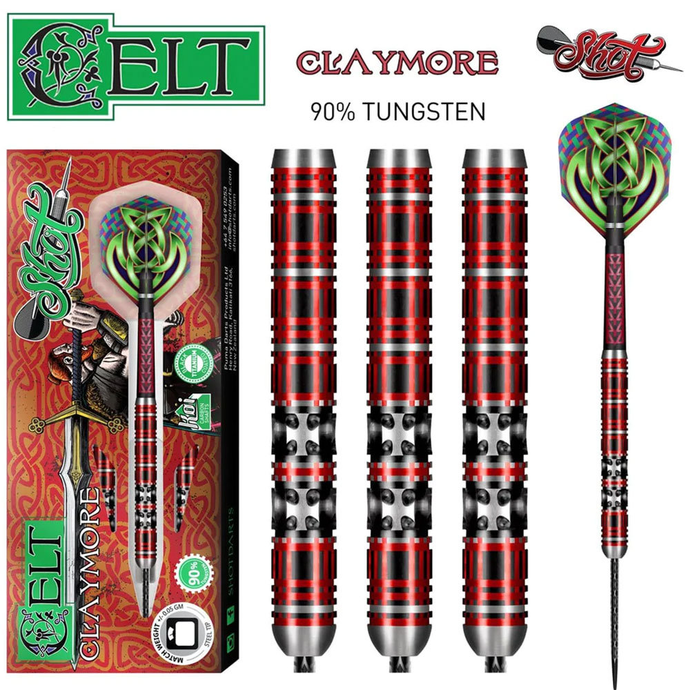 Celt Claymore Steel Tip Darts Set