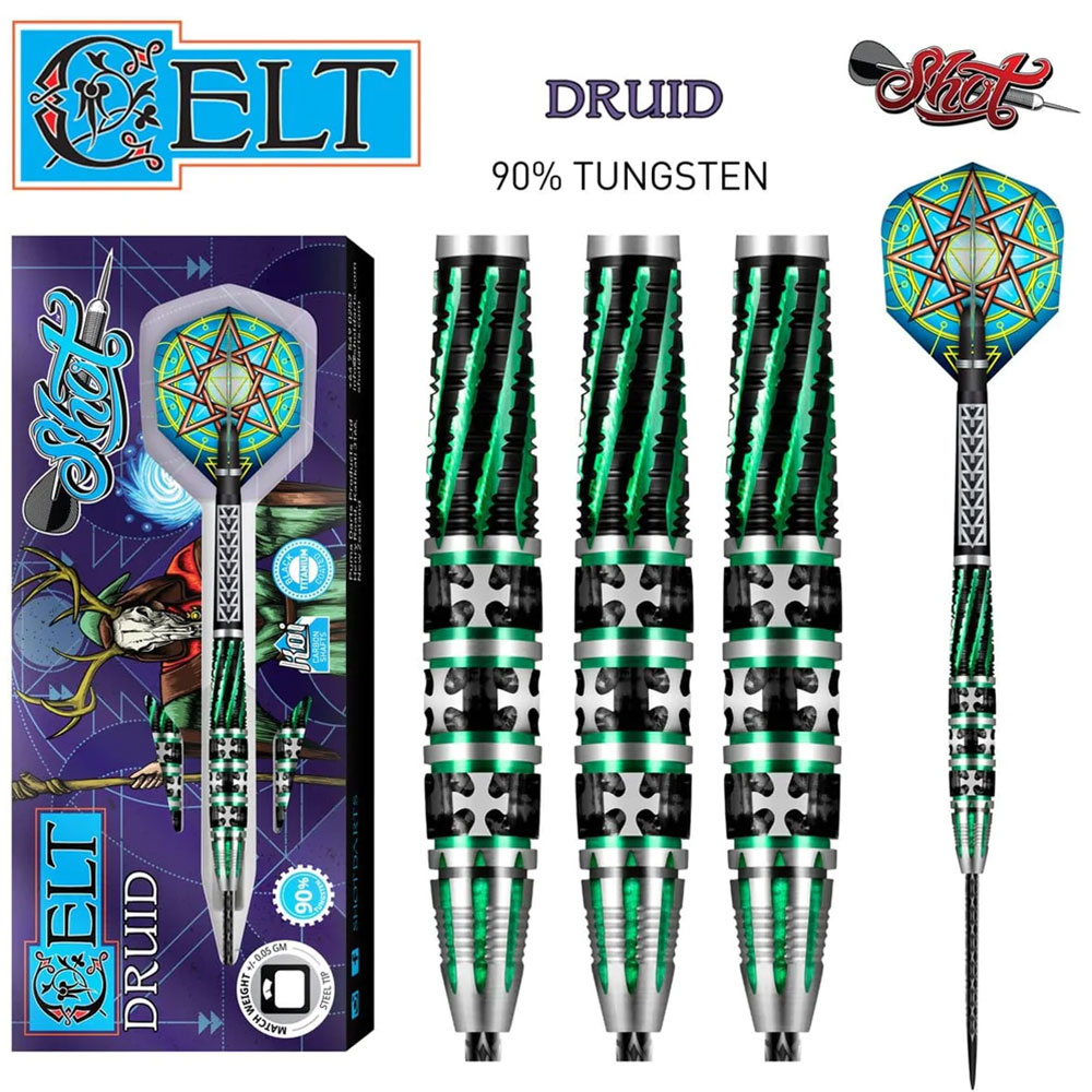 Celt Druid Steel Tip Darts Set