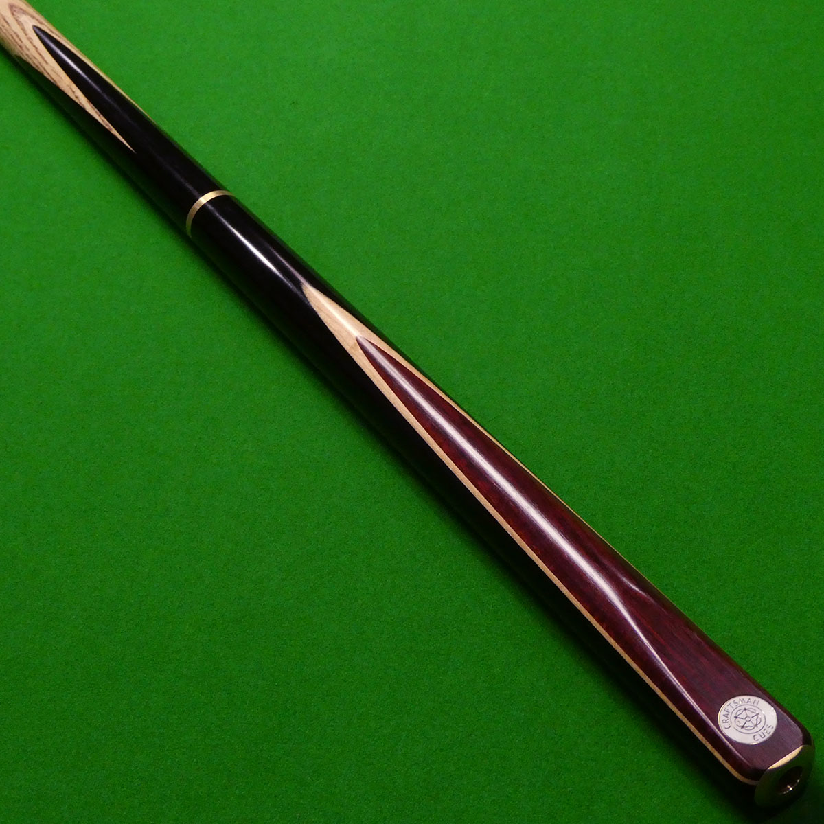 Luxury PURPLE DIAMONDS 2pc Leather Patch Effect Snooker Pool Cue Case 