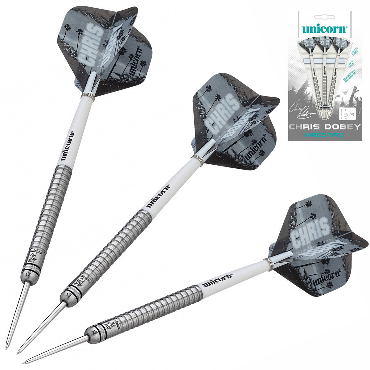 Chris Dobey Maestro Darts set - 90% Tungsten