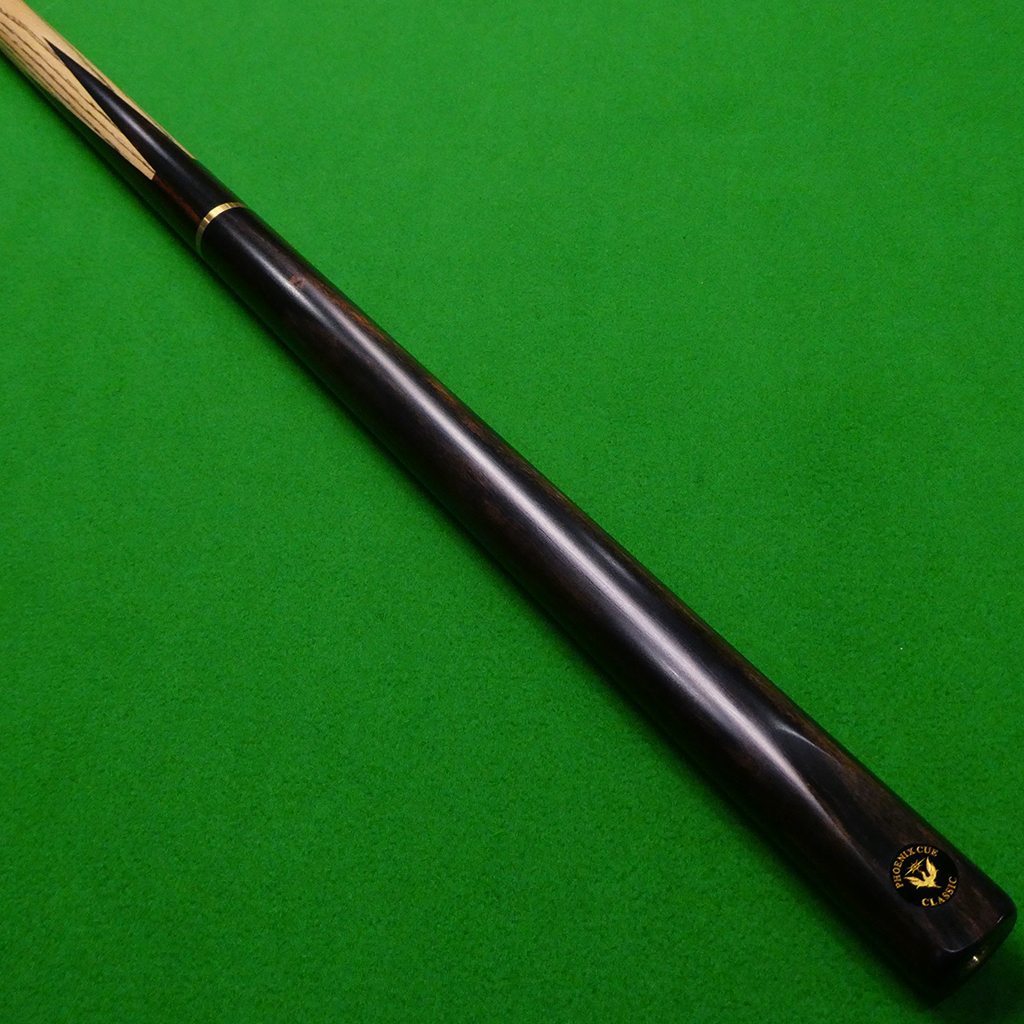 3/4 Phoenix Classic cue plain Ebony (A)