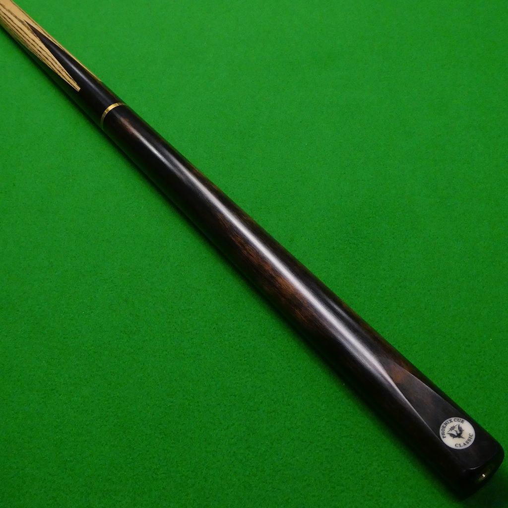 3/4 Phoenix Classic cue plain Ebony (B)