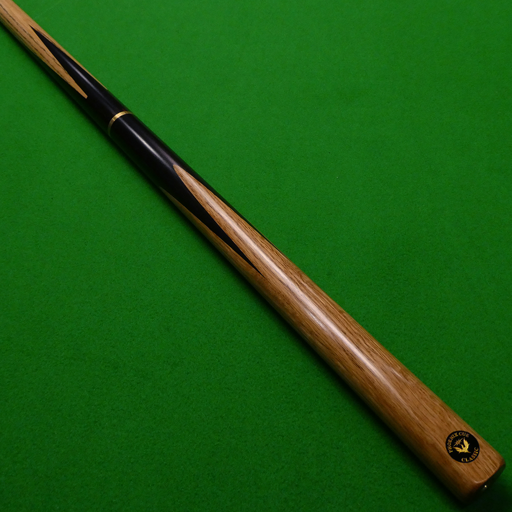 3/4 Phoenix Classic cue Ebony & Oak (A)
