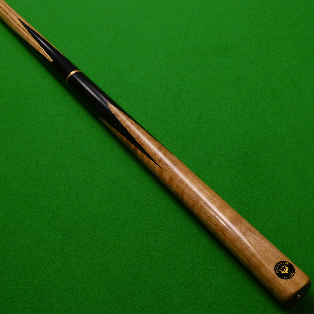 3/4 Phoenix Classic cue Ebony & Oak (D)