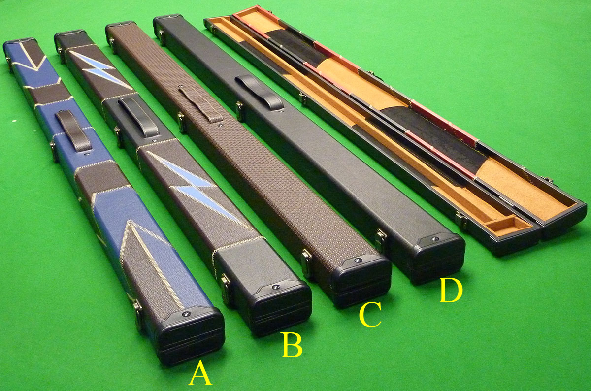 3/4 Dark cue case