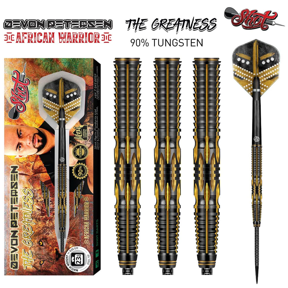 Devon Peterson Greatness Steel Tip Darts Set