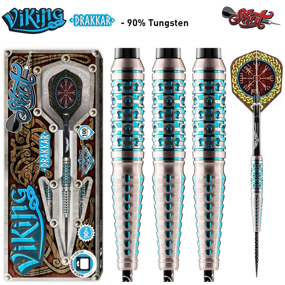 Viking Drakkar Steel Tip Darts Set