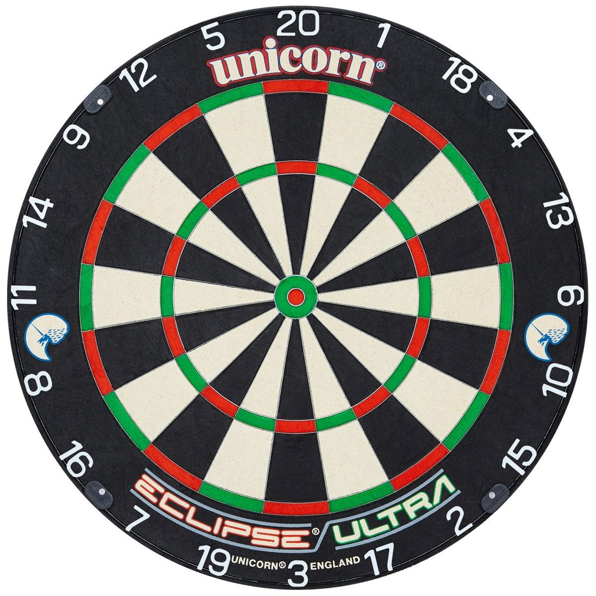 Unicorn Eclipse Ultra Bristle Dartboard - with Unilock