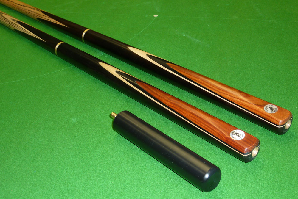 3/4 Hand Spliced Exocet cue + Mini butt