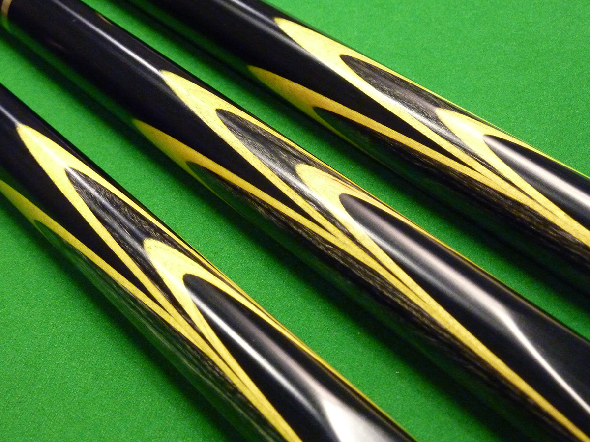 Mini Butt 3/4 Baize Master Gold Series G12 Hand Spliced Snooker Cue/Pool Cue