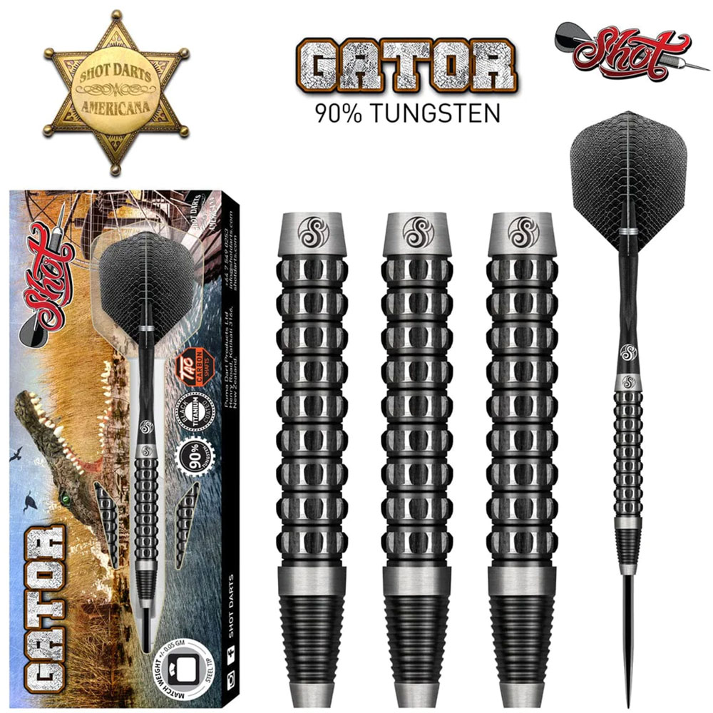 Americano Gator Steel Tip Darts Set