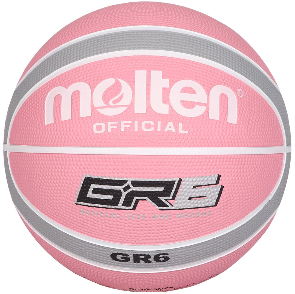 Molten GR6 Basketball Rubber Pink & Grey
