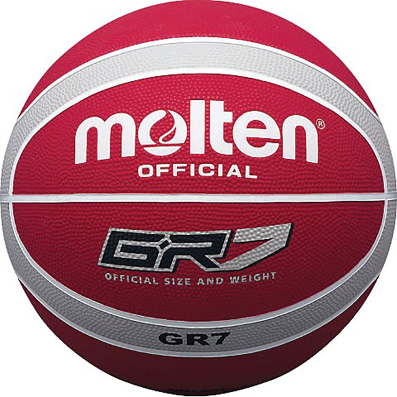 Molten GR7 Basketball Rubber Red & Silver