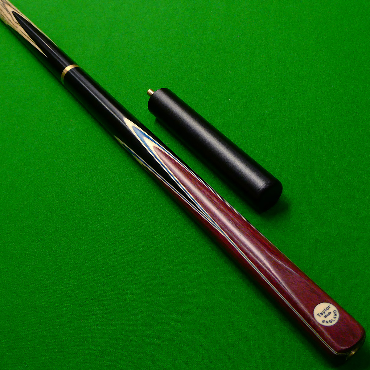 3/4 Taylor GT13 Hand Spliced Snooker cue + Mini Butt