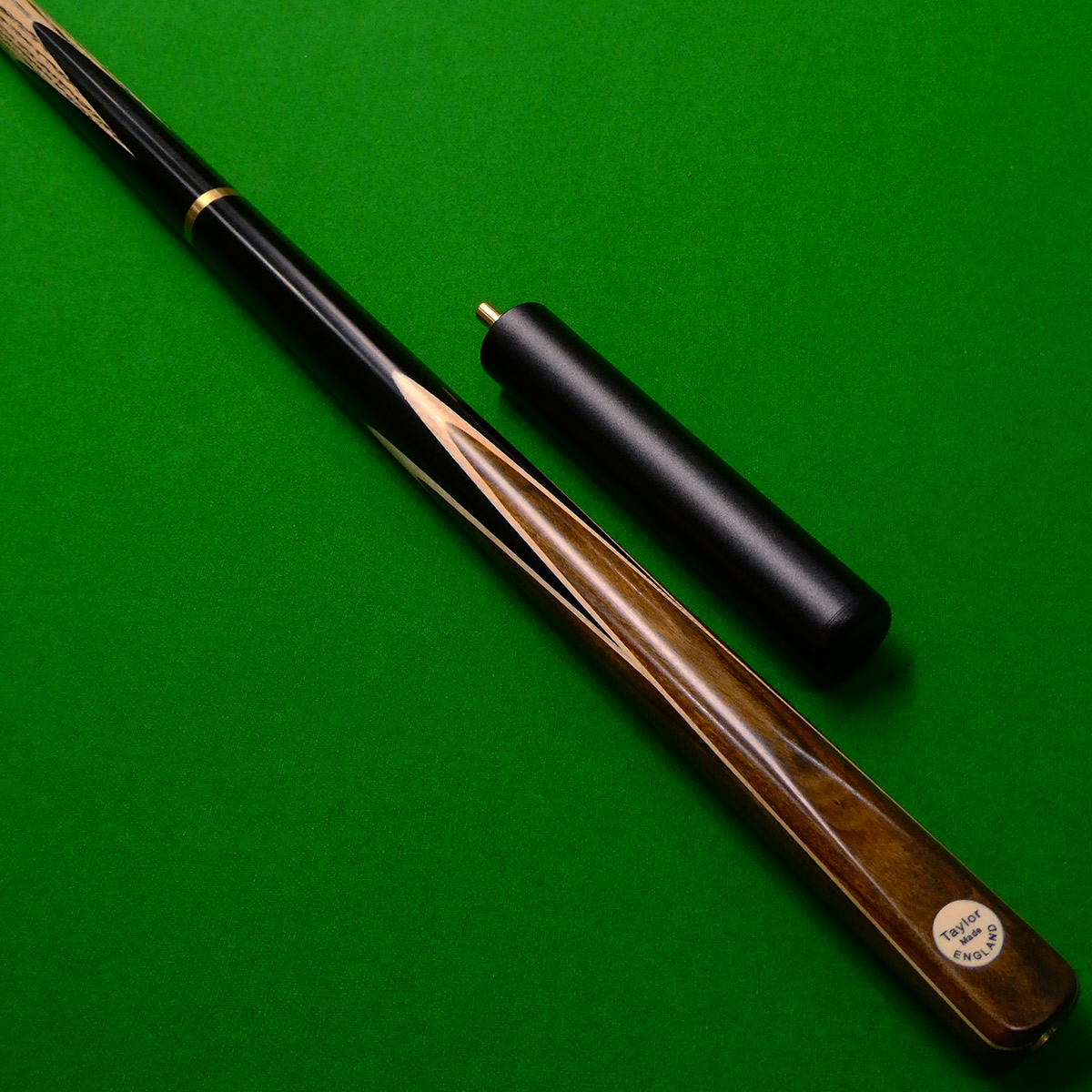 3/4 Taylor GT35 Hand Spliced Snooker cue + Mini Butt